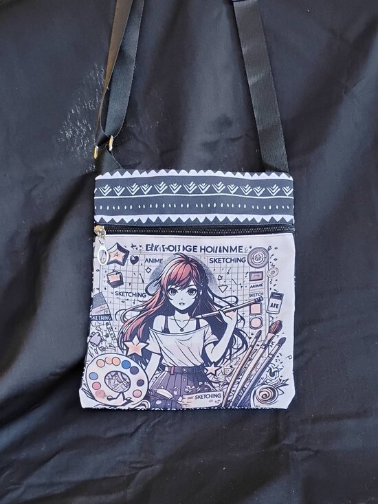 None Handbags - Unbranded Anime Girl Fashion Crossbody Bag